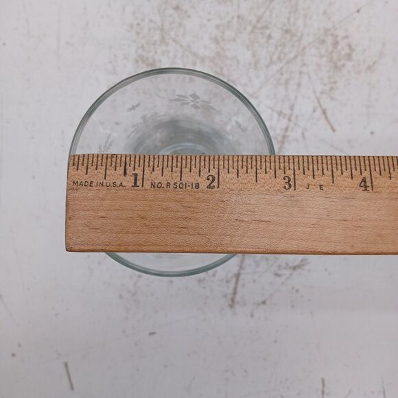 Libbey Premiere Snowflake Glasses Set of 4 ~ 2 Goblet & 2 Tumbler Glass - Picture 9 of 15